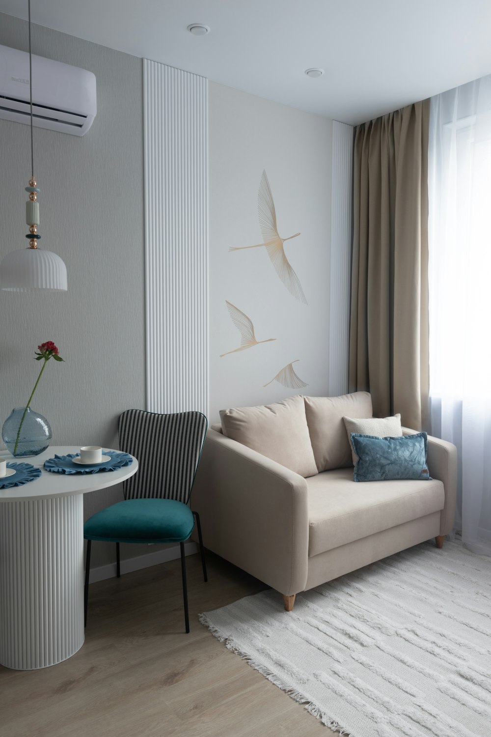 Apartamento com ar-condicionado
